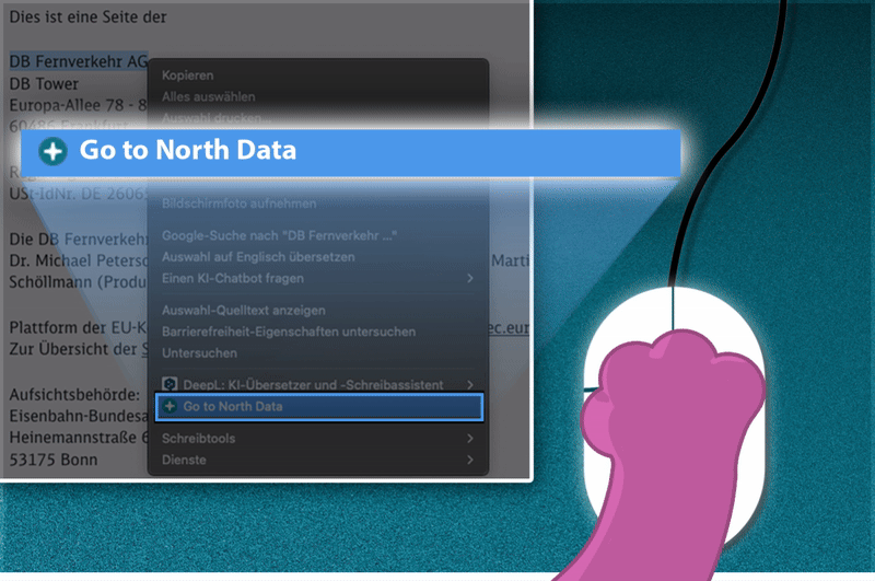 North Data Browser-Add-on